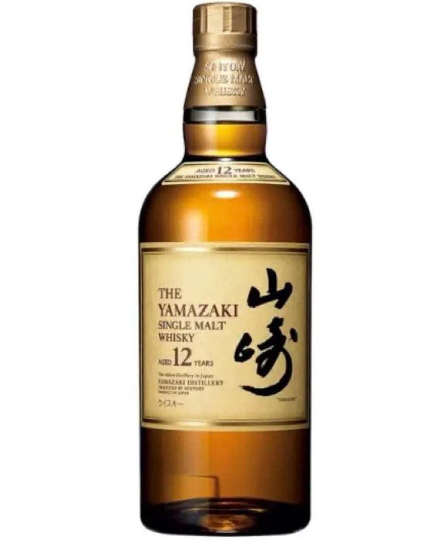 サントリーシングルモルトウイスキー 山崎　12年　700ml 箱あり 未開封