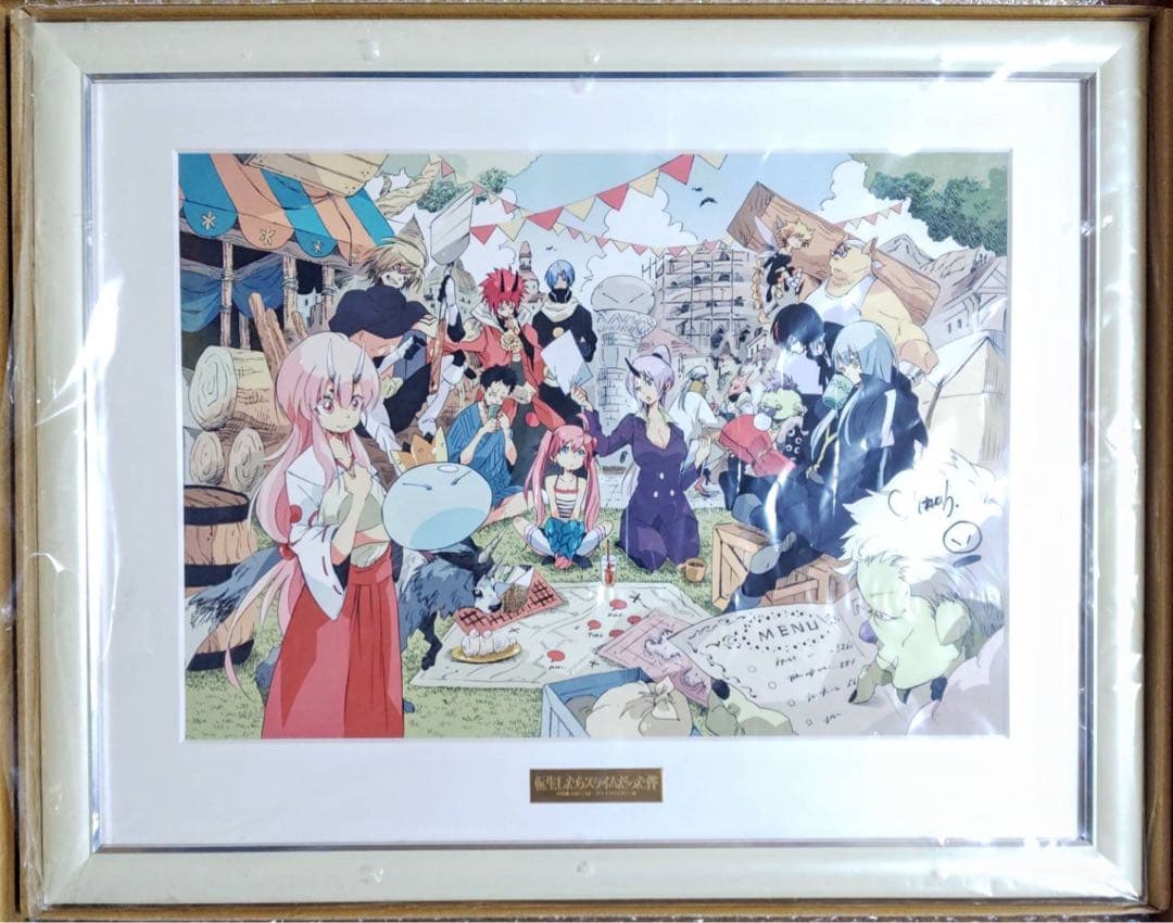 ジョン・マンチ 転スラ みっつばー 直筆サイン入り額装アート