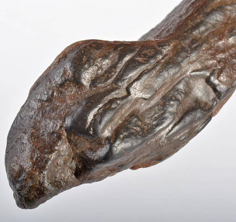 鑑賞石　天然石　置物　唐木台　時代箱付　D　R4325