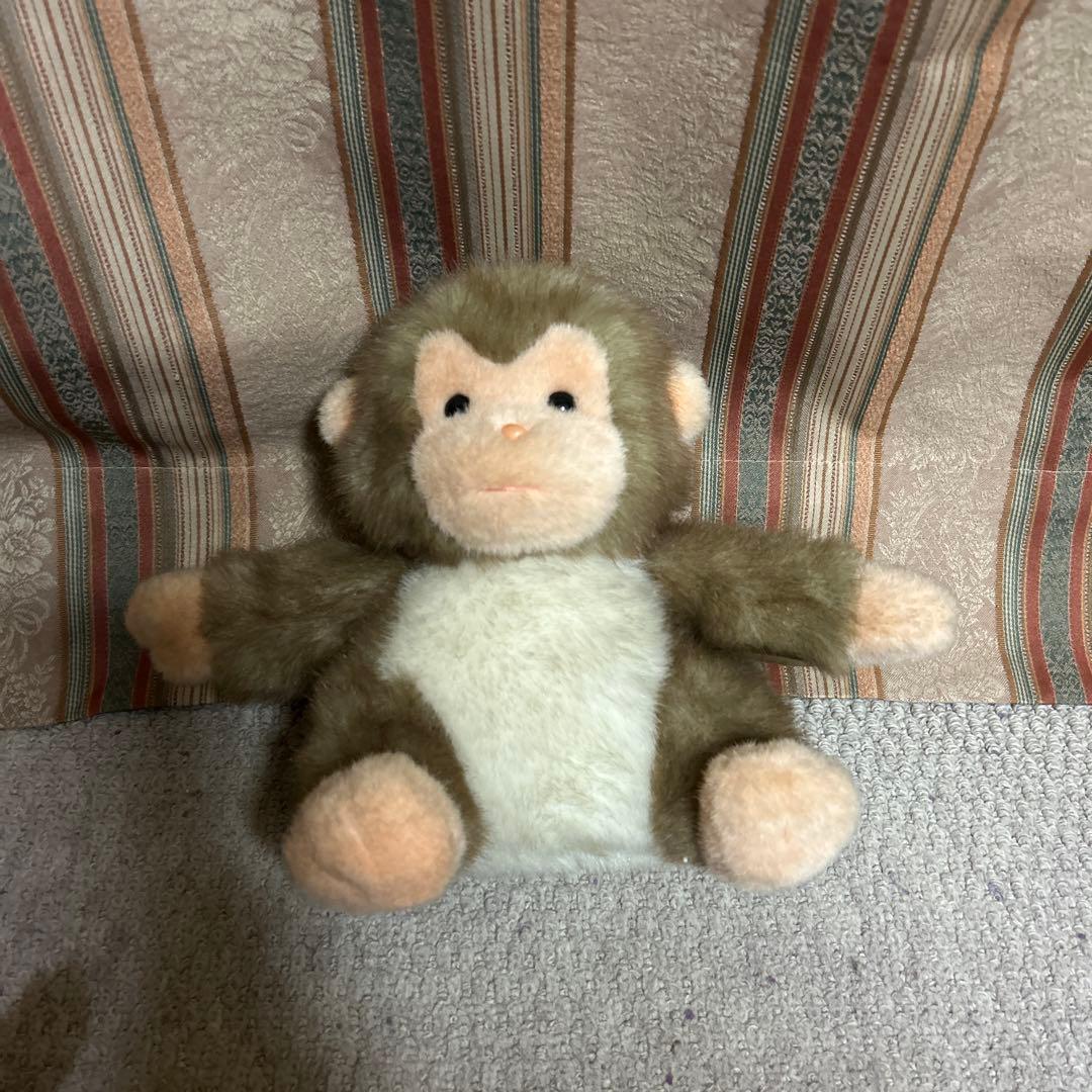 昭和 レトロ ぬいぐるみ 猿 バナナ 吸盤 かわいい 5体