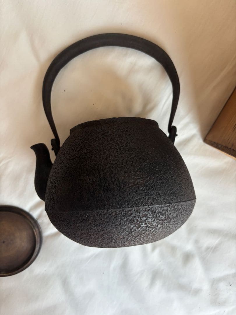 南部鉄器　鉄瓶　龍文堂