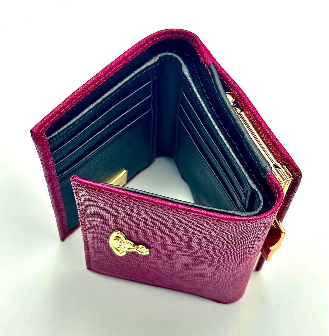 【♡新品♡】 Vivienne Westwood 三つ折り財布 BURGUNDY