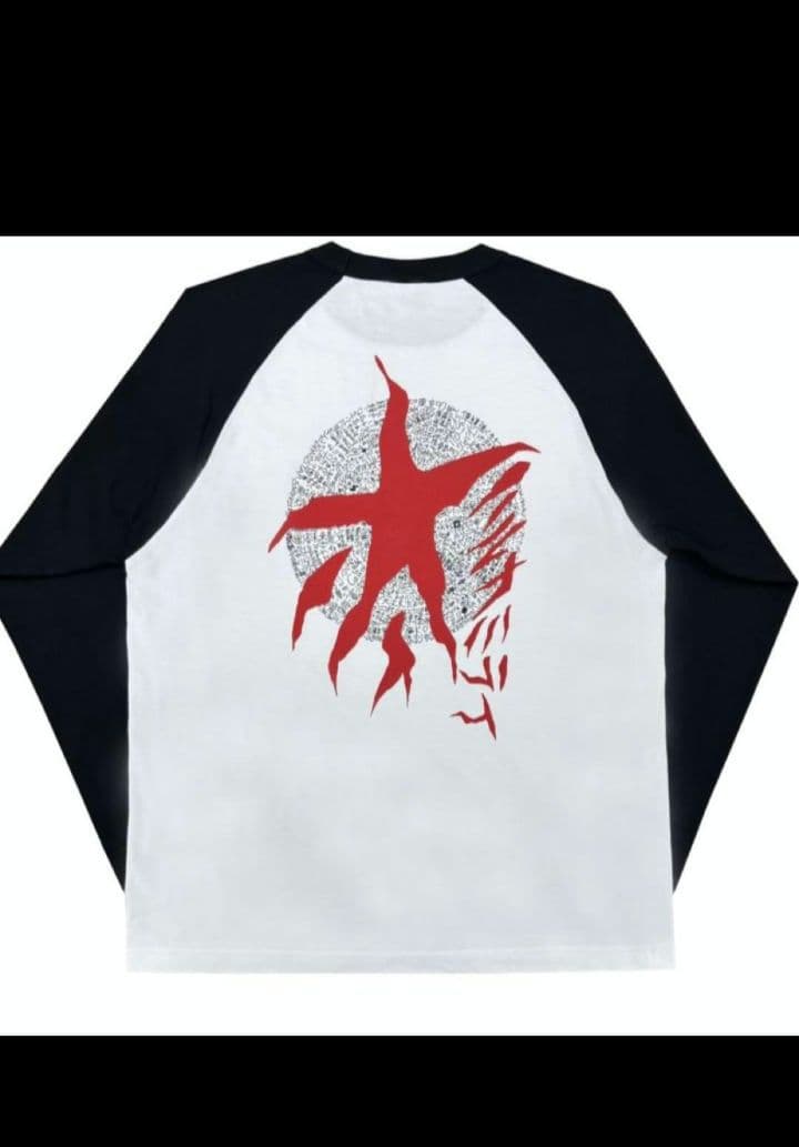 ハルカミライ 赤星ラグラン Tシャツ/Lサイズ