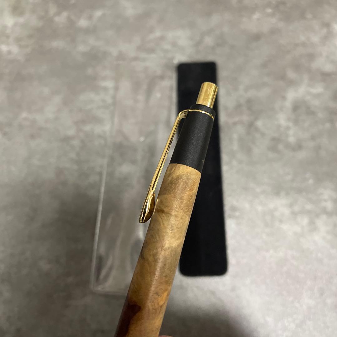 <EMさん専用>ボナンペン　旧型　花梨紅白　0.5mm