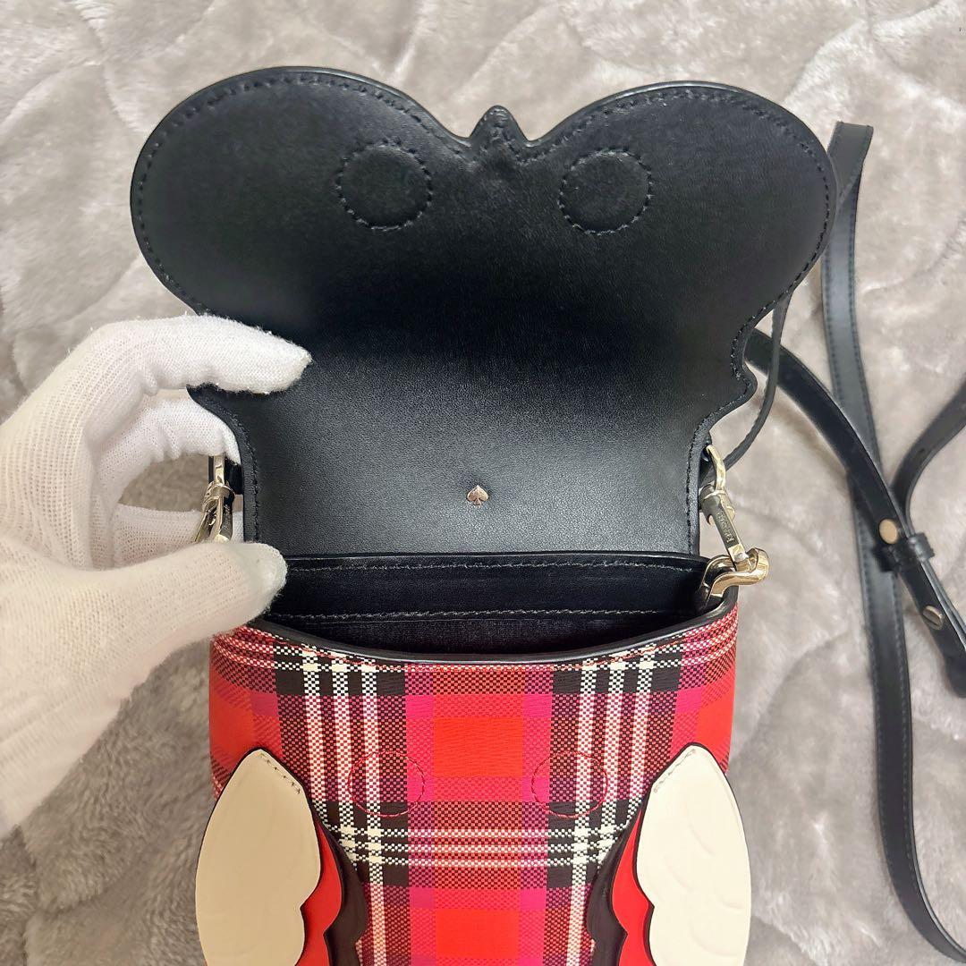 ケイトスペード　ブリンクス プレイド 3D オウル クロスボディ