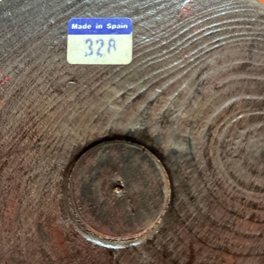 美品　スペイン製　高級インテリア　ビンテージ 地球儀 木製スタンド　回転可