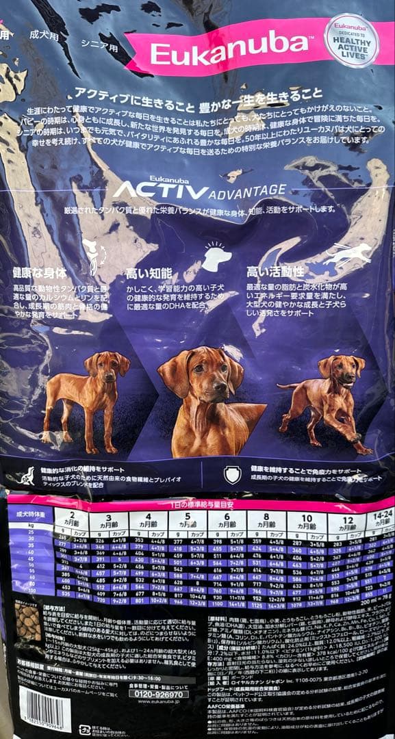 ユーカヌバ大粒パピー15キロ