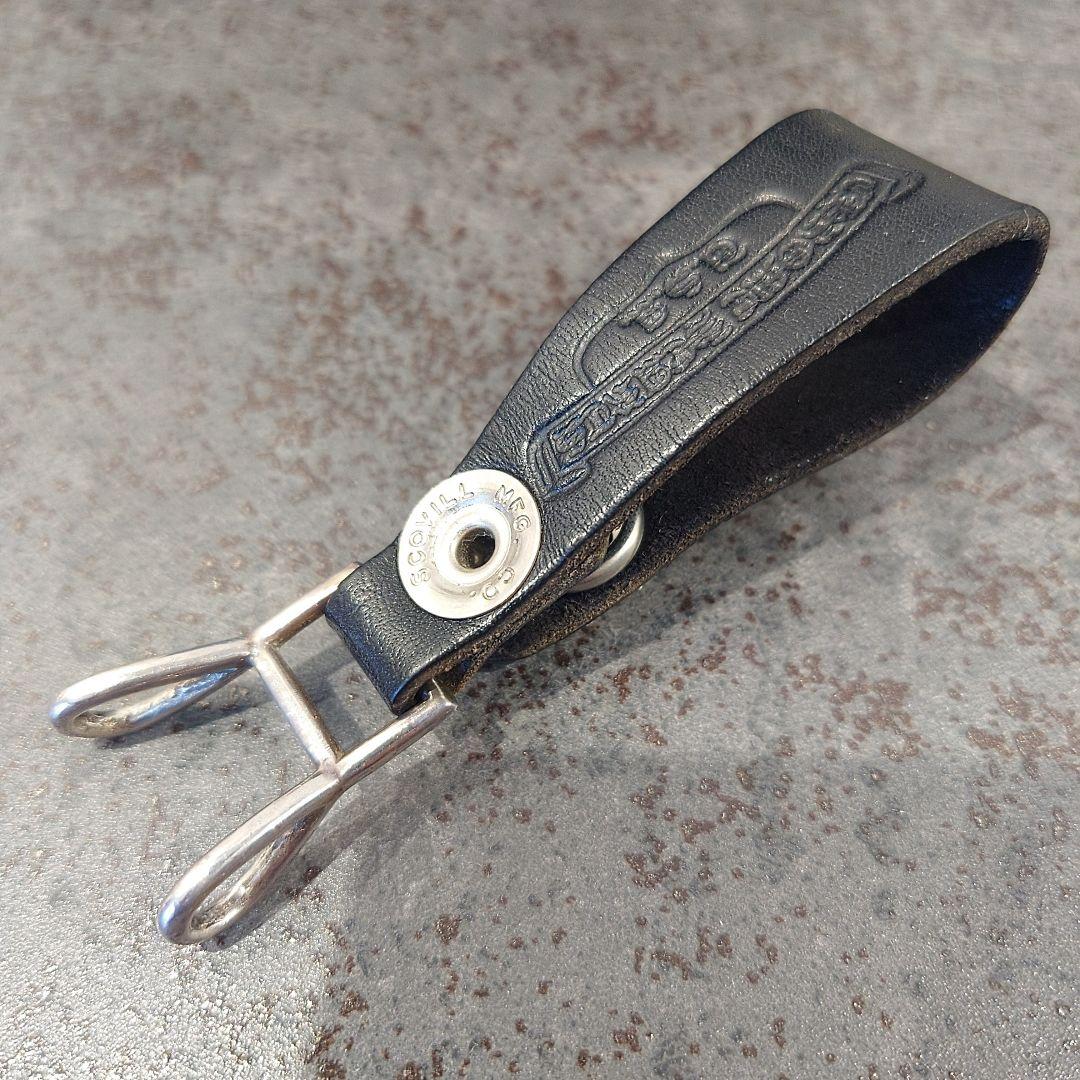 【クロムハーツ クロスボール・ボタンレザーベルトループ・インボイス原本付】