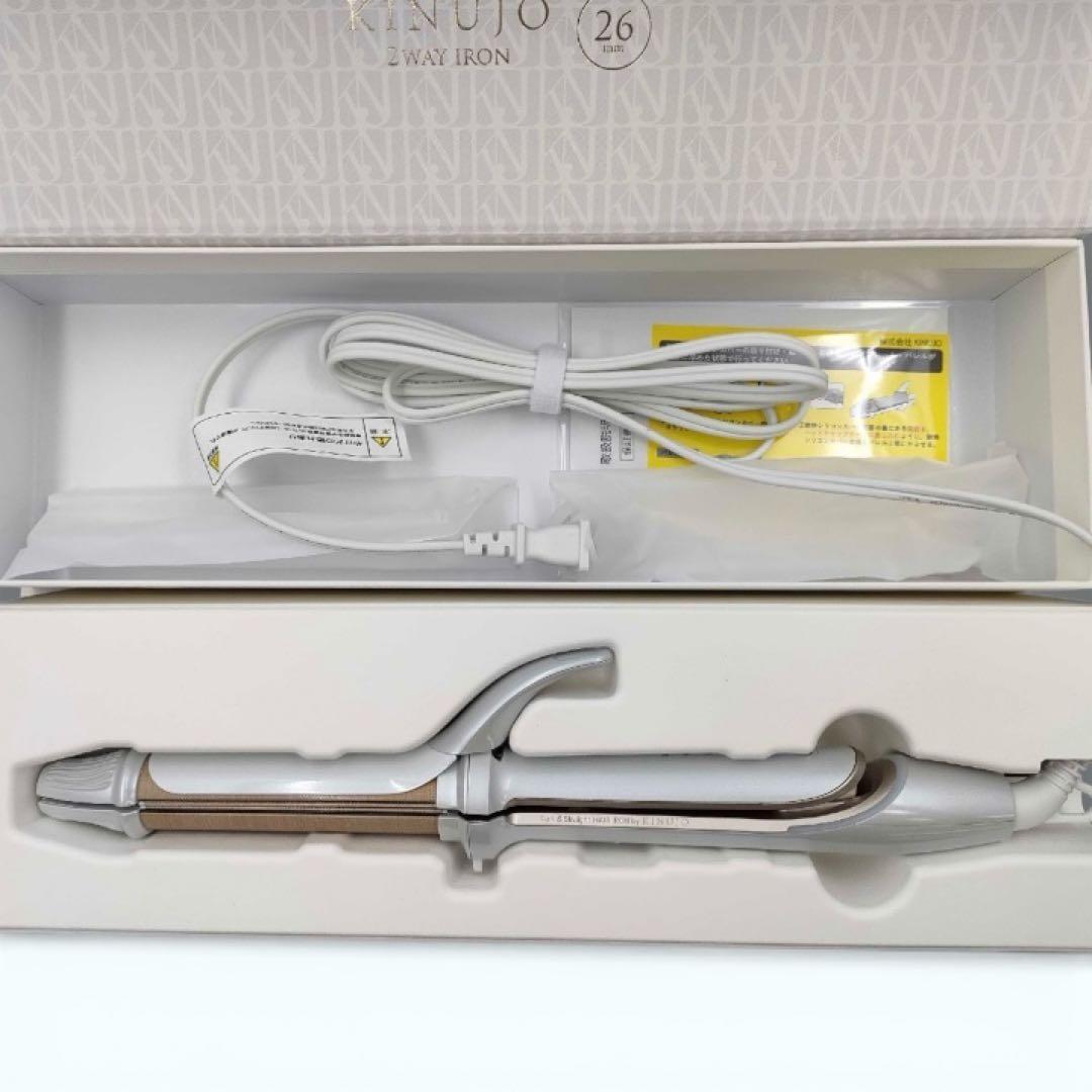 ★未使用★ KINUJO 絹女 キヌージョ ヘアアイロン 2WAY 26mm