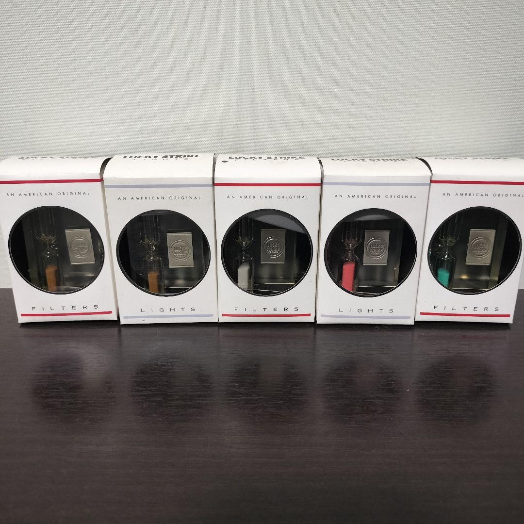 LUCKY STRIKE 2004 時の証　砂時計 5点セット