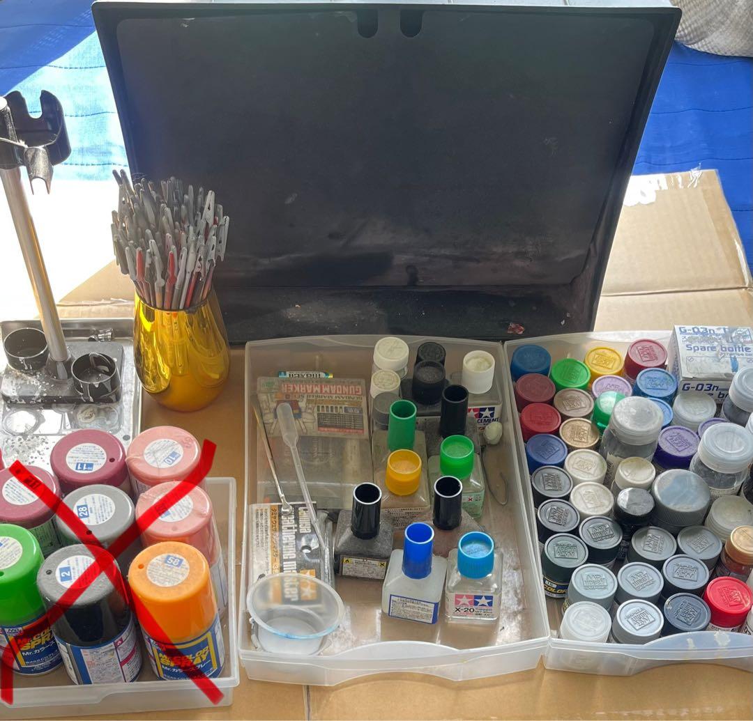 タミヤ塗装ブース•塗料 塗装道具一式セット