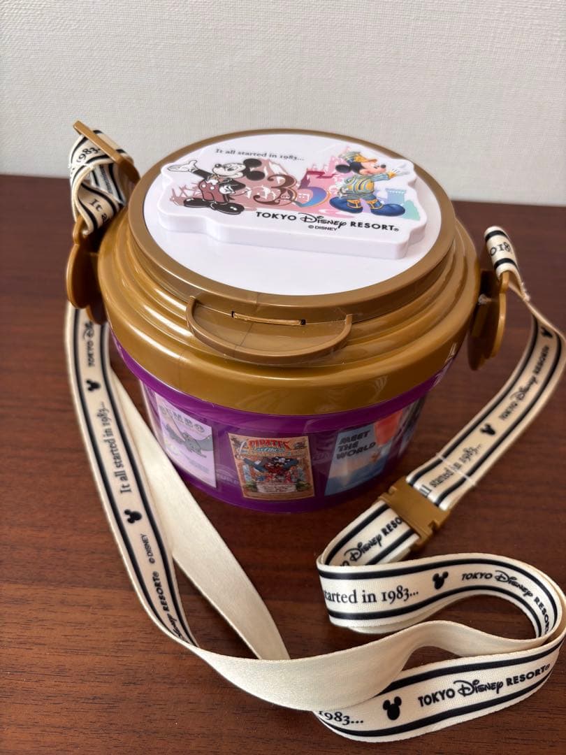 ☆希少　ディズニー　３５周年　アトラクション　ポスター　ポップコーン　ケース☆