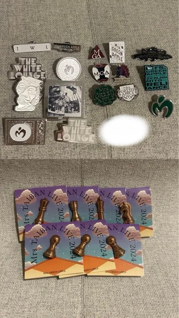 ミセス　ピンバッジ　セット