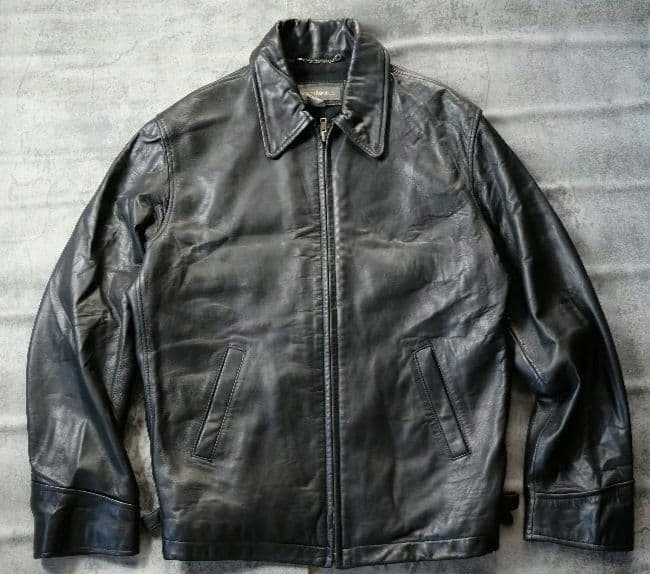 BANANA REPUBLIC 90s ヴィンテージ 短丈 レザージャケット S