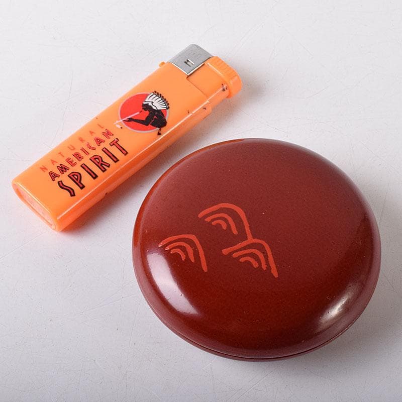 茶道具　讃岐漆器　宗家　後藤盆　後藤昌基作　香合　共布共箱　V　7762