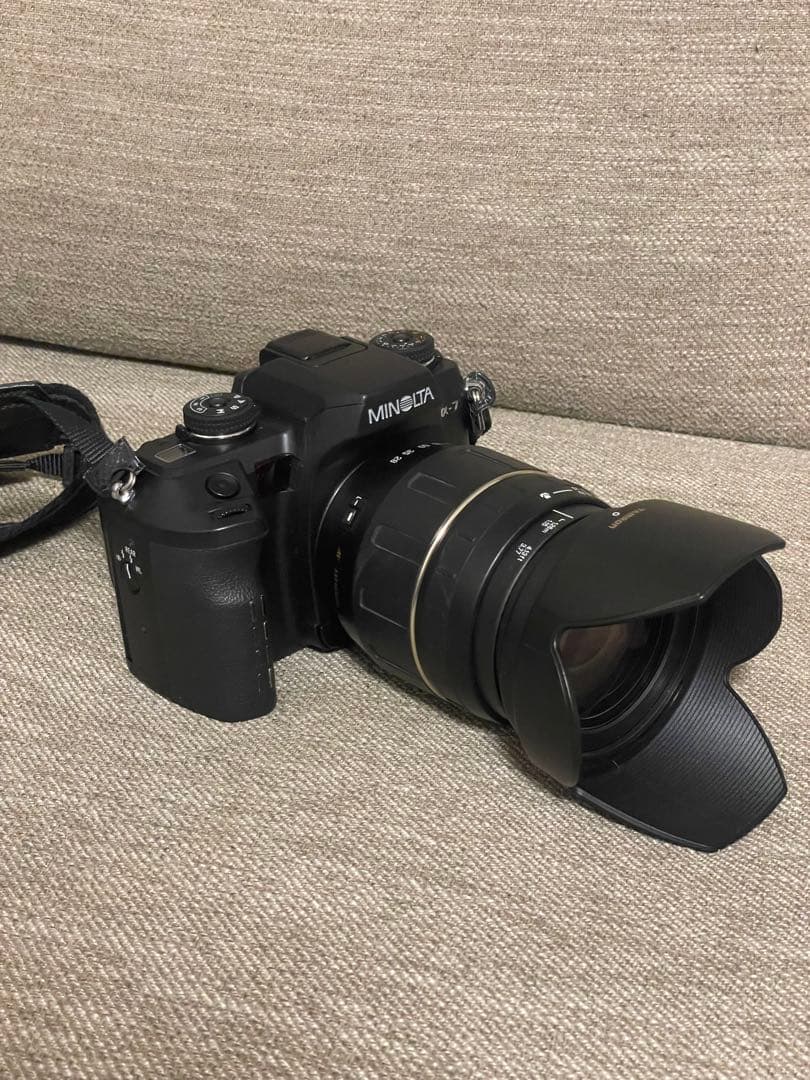 MINOLTA α-7 フィルムカメラ TAMRONレンズ付き
