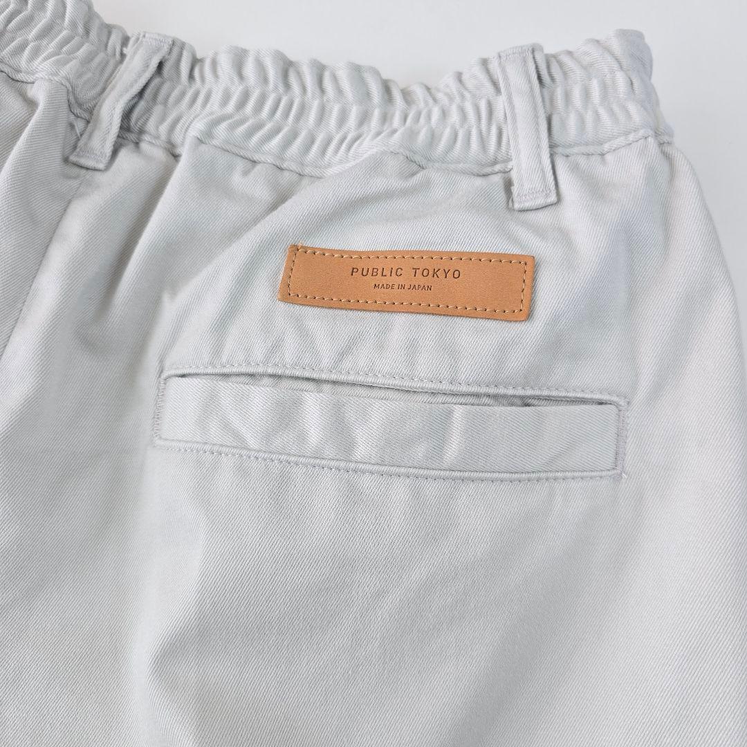 美品★パブリックトウキョウ　PUBLIC CHINOS バレルレッグイージー　M