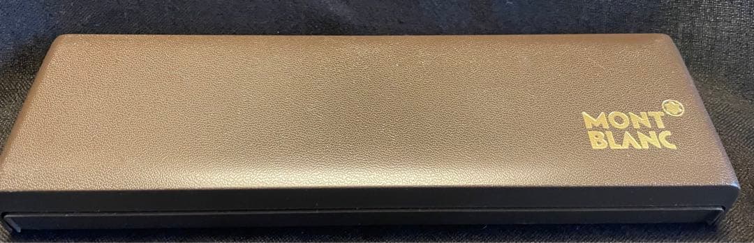 【美品未使用】 箱付き モンブラン ペン先14金万年筆 ノブレスゴールド