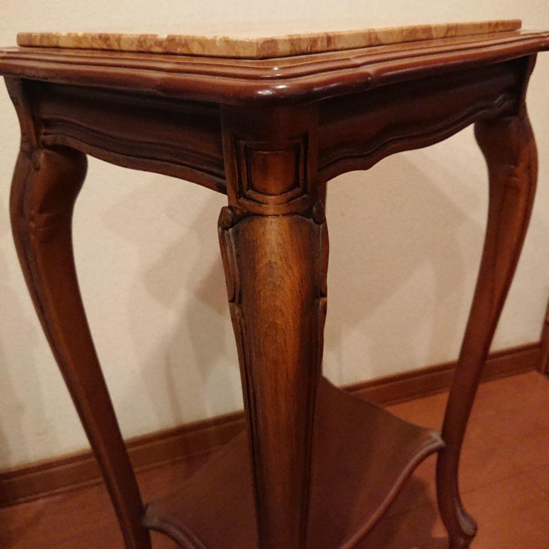 【超メルカリ市限定価格】イタリア 大理石 猫脚コンソールテーブル アンティーク