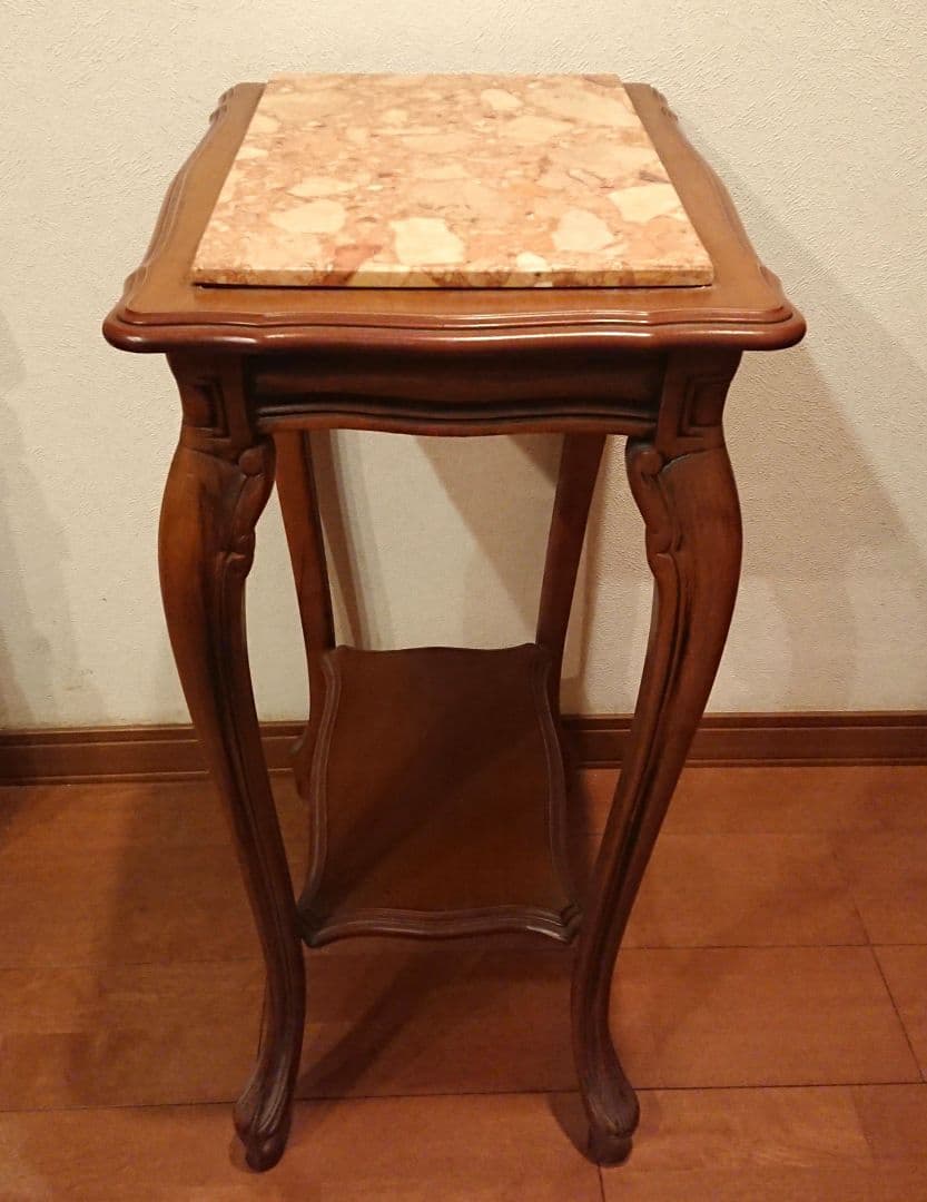 【超メルカリ市限定価格】イタリア 大理石 猫脚コンソールテーブル アンティーク