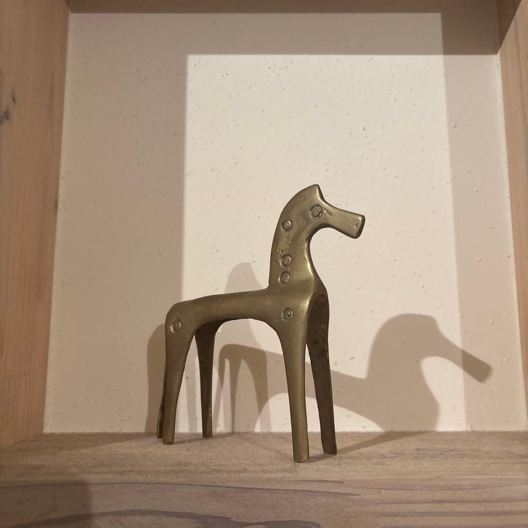 重厚感◎ ギリシャ神話モチーフ アンティーク調 馬のブロンズ像