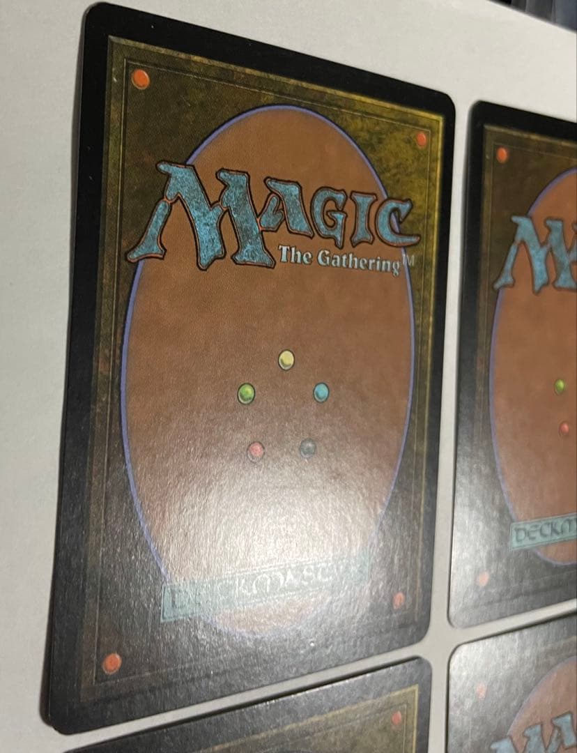 mtg 不快な群れ 日本語4枚 プレイ用 キズ有