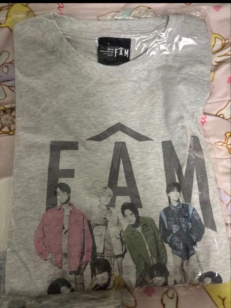 timelesz FAM ホワイト ツアーTシャツ