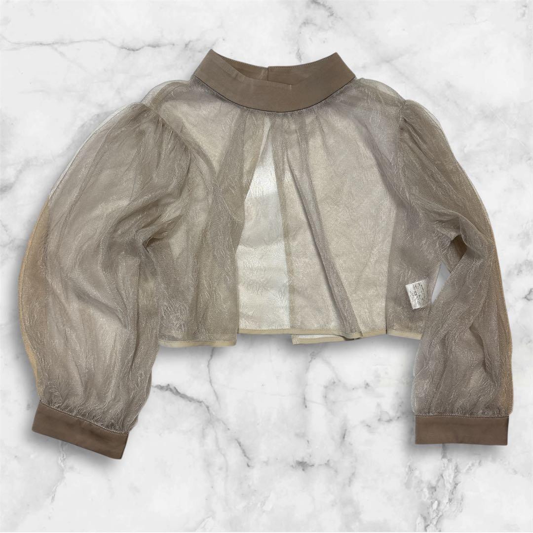 新品　フォルムフォルマ　シアーボレロ付きジャガードドレス　XL 2WAY