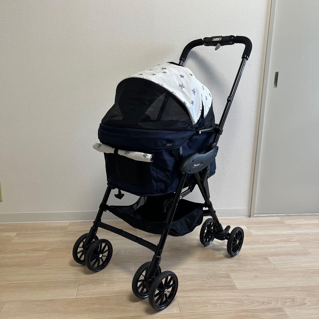 コムペット ミリミリ ライト アルファ EG ロング D 美品 ペットカート