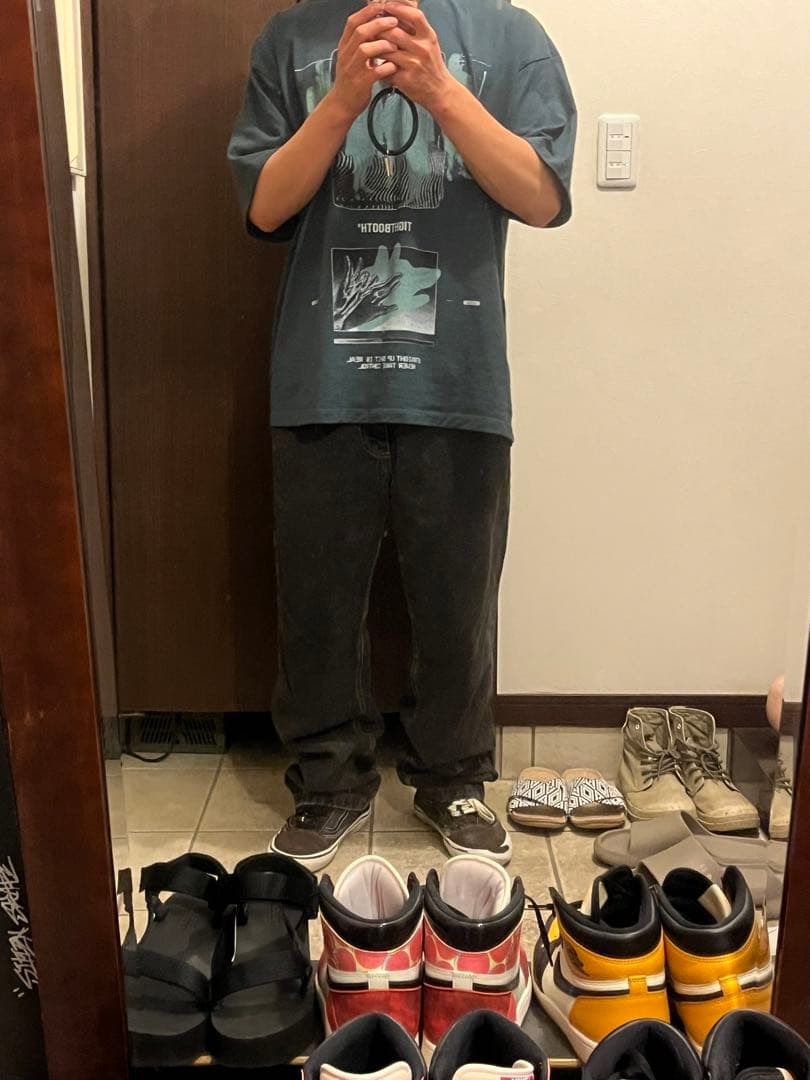 スケートボード polar skate 93 washed black 30/32