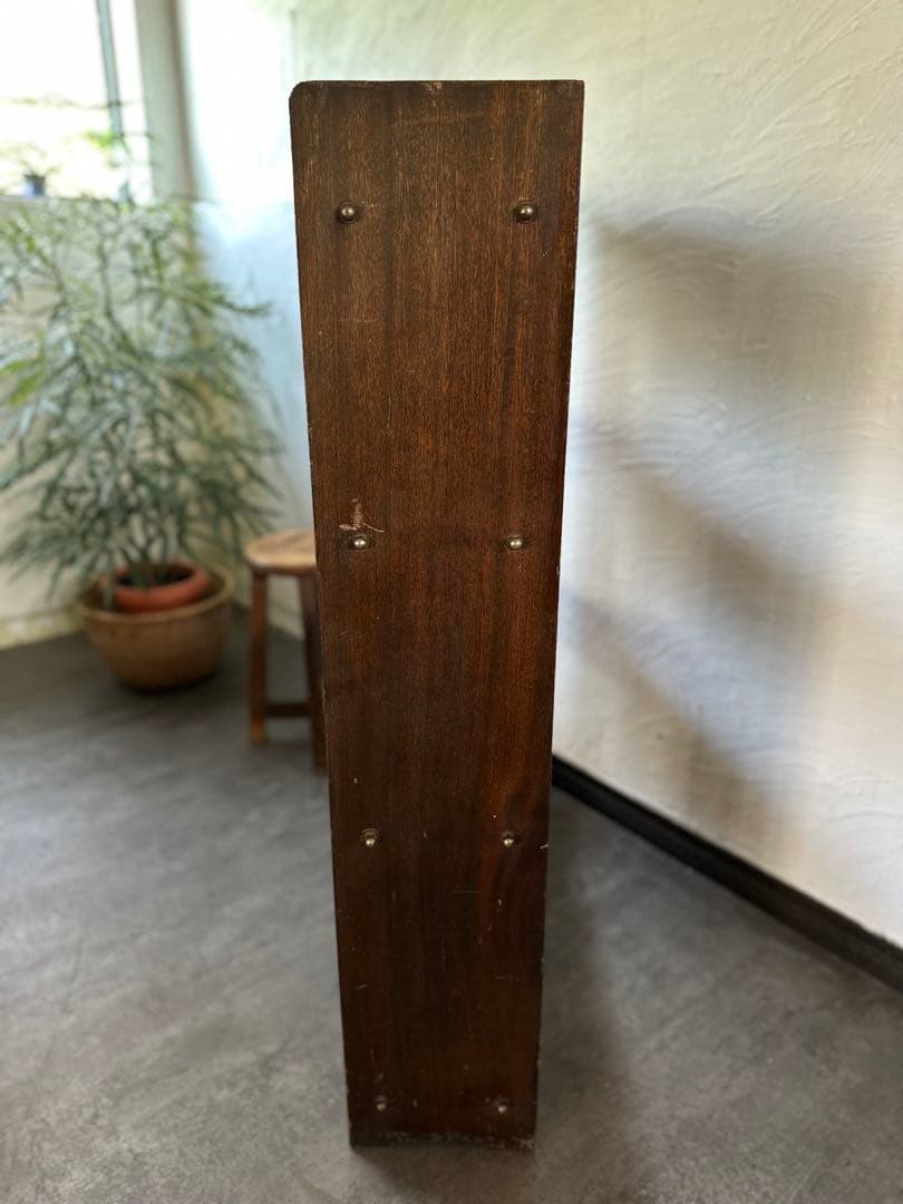 木製本棚　古道具　アンティーク　マガジンラック