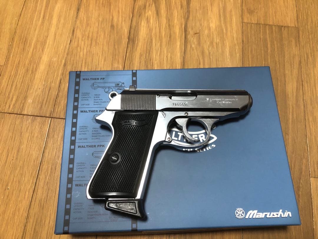 マルシン Walther PPK/s モデルガン シルバーABS