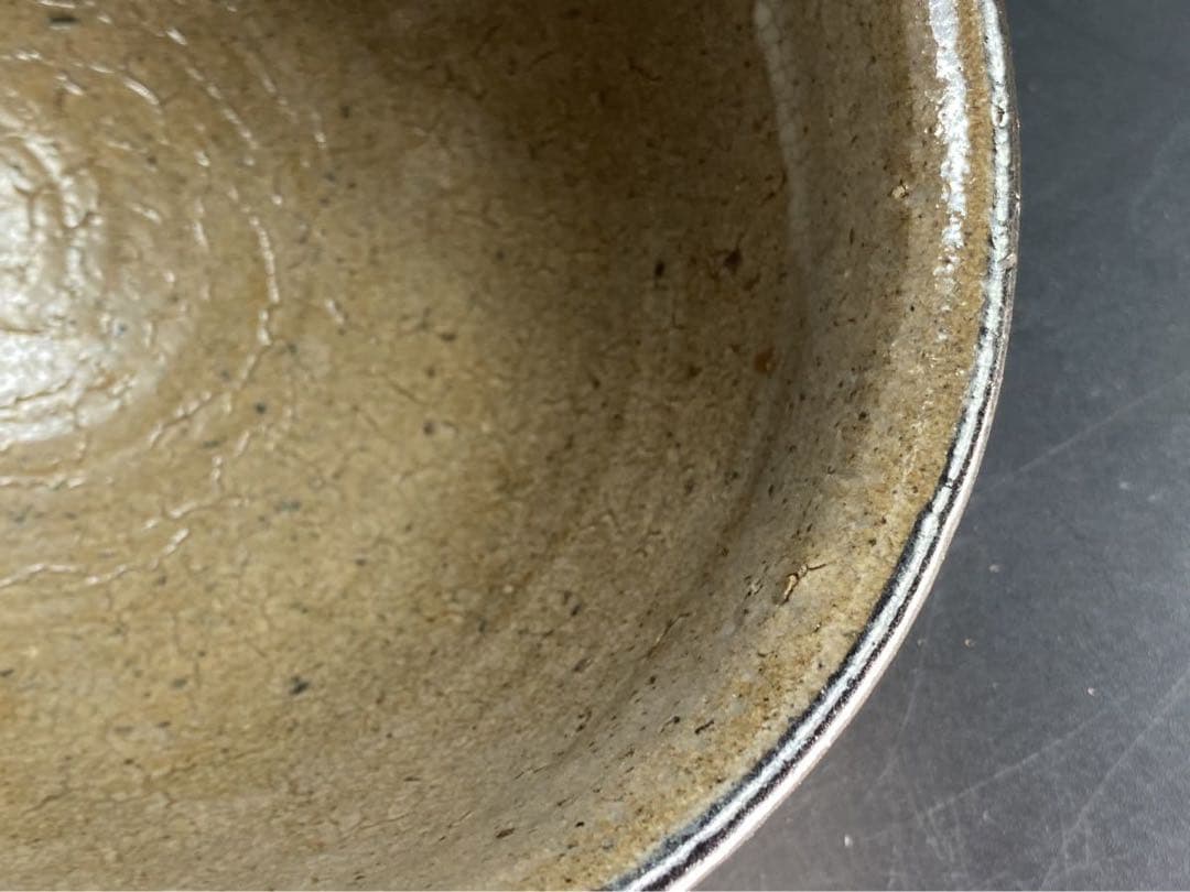 美★唐津皮鯨茶碗西岡小十茶道具李朝骨董川上清美小島直喜梅花皮矢野直人中川自然坊