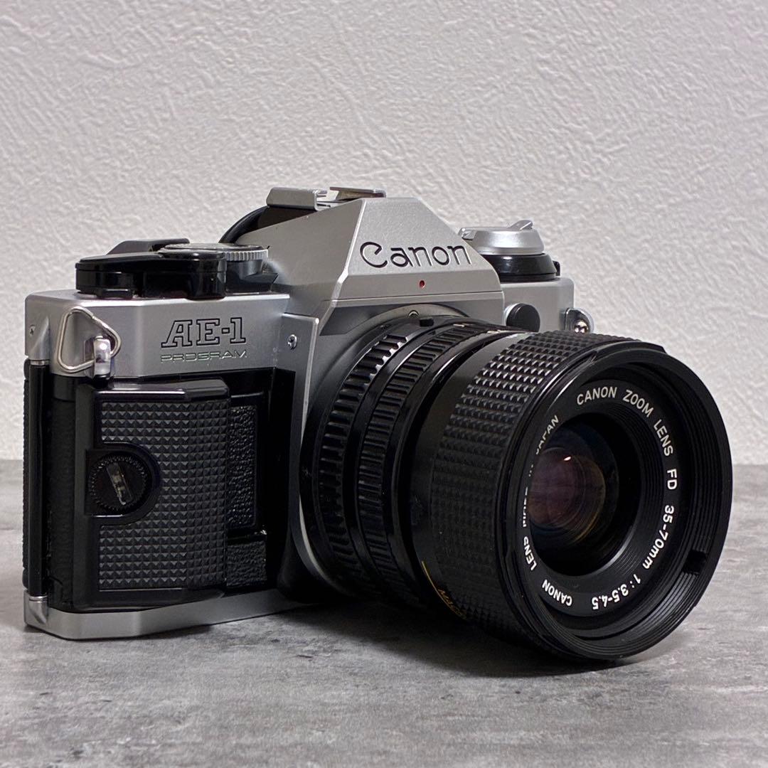 ⭐️美品⭐️モルト交換済⭐️Canon AE-1 PROGRAM ＋ズームレンズ