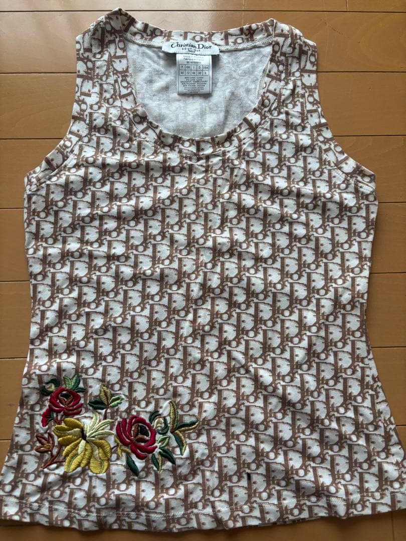 【Christian Dior】 ガリアーノ期 トロッター タンクトップ