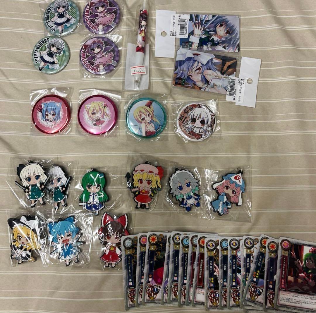 東方project 缶バッジ・ストラップ・カード