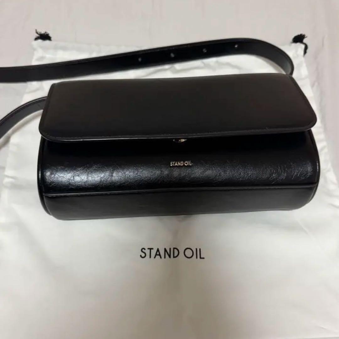 STAND OIL ブラックショルダーバッグ