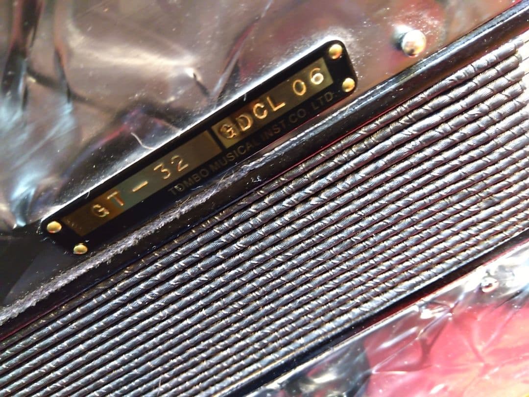 【美品即演奏可】TOMBOアコーディオンGrandaile GT32 簡易調律済