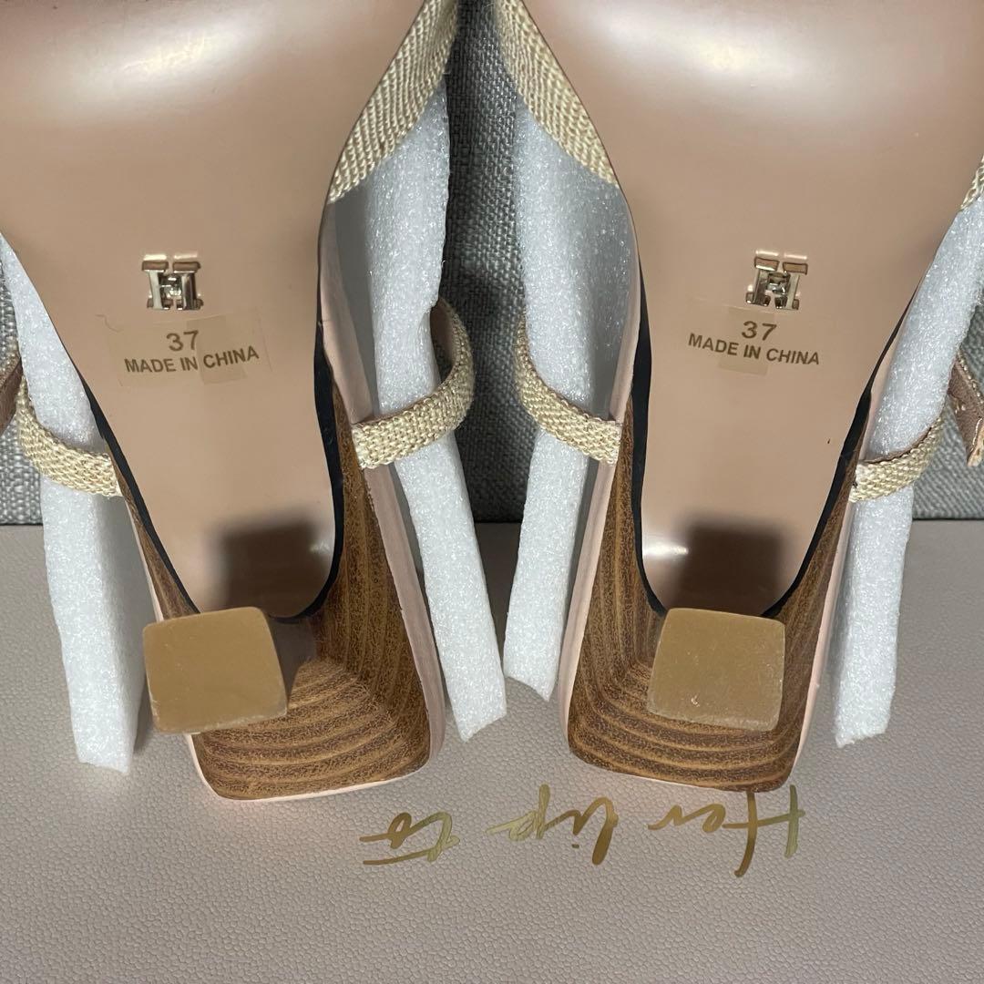 Herlipto LinenBlendCrystalMules ハーリップトゥ