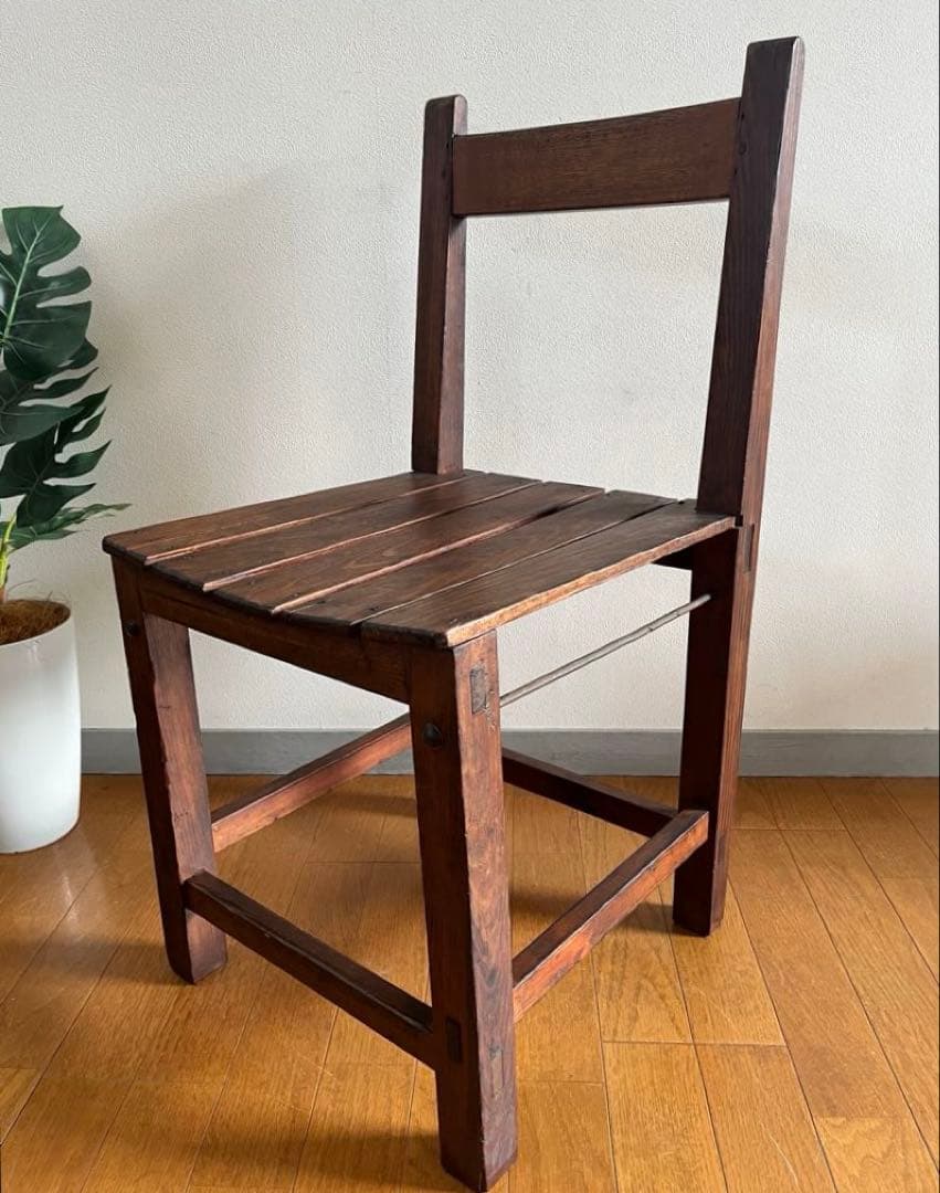 ◆アンティーク◆ 木製チェア　昭和レトロ　ヴィンテージ　古家具　椅子