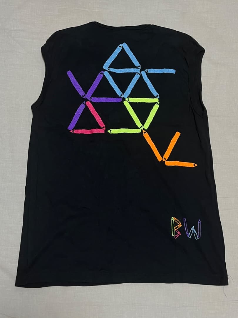 Bernhard Willhelm ベルンハルト 刺繍ノースリーブトップ