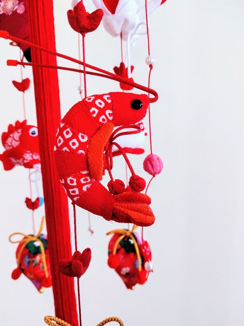 つるし飾り「つるし雛」中