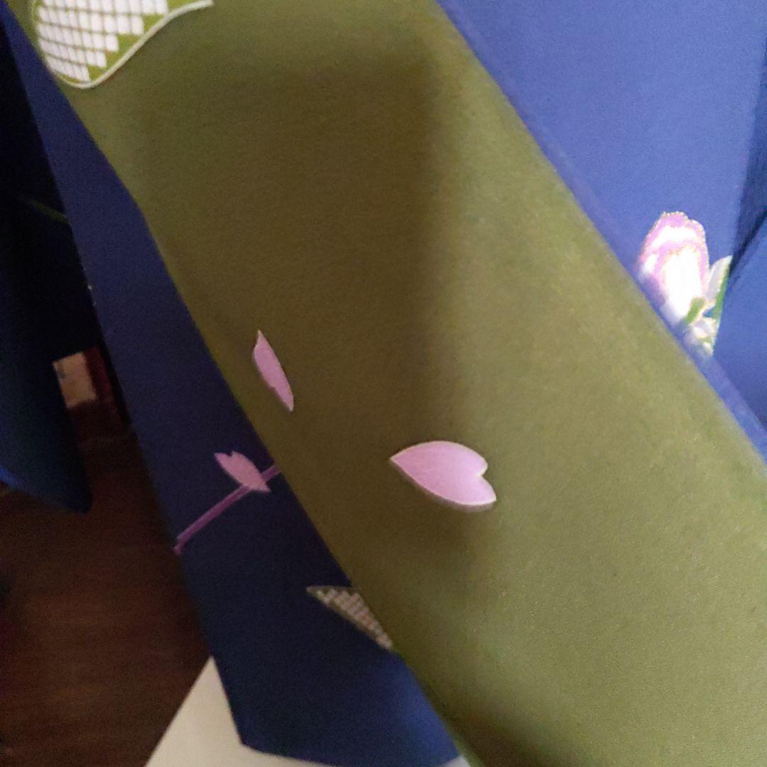 331【最終価格】【落款】【ブルーグレー】【正絹振袖6点フルセット】成人式卒業式