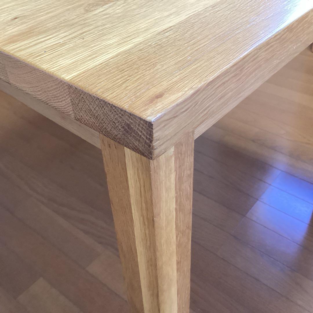 無印良品　ダイニングテーブル　オーク無垢材 80cm