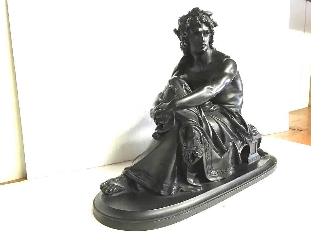 銅製置物:勇者の一刻