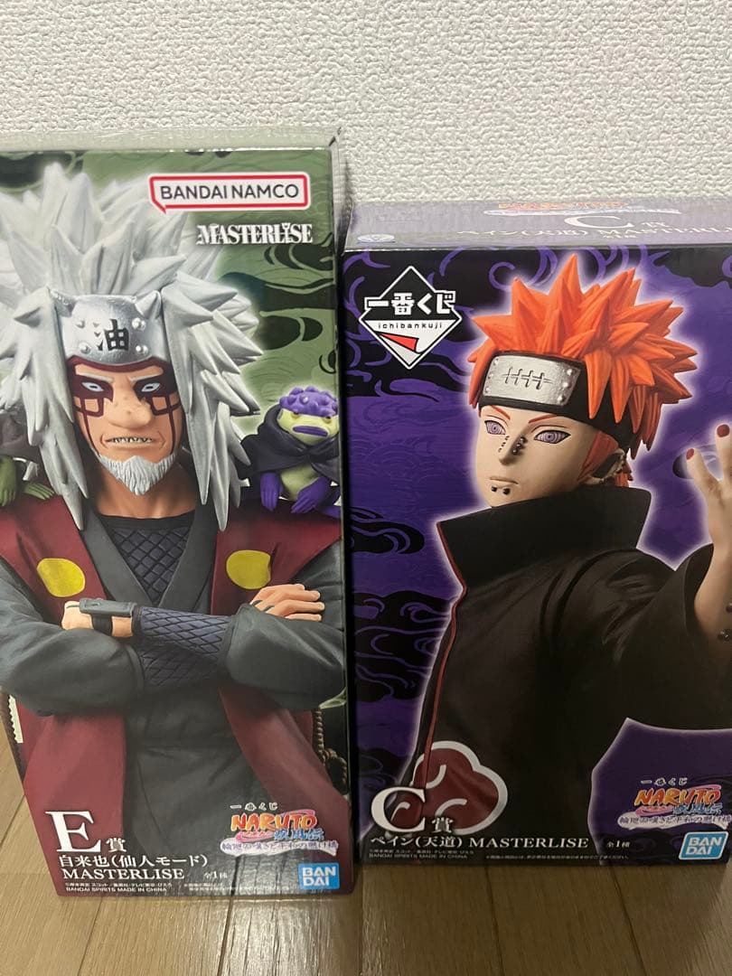 ナルト　一番くじ　自来也とペイン フィギュアセット おまけ付き