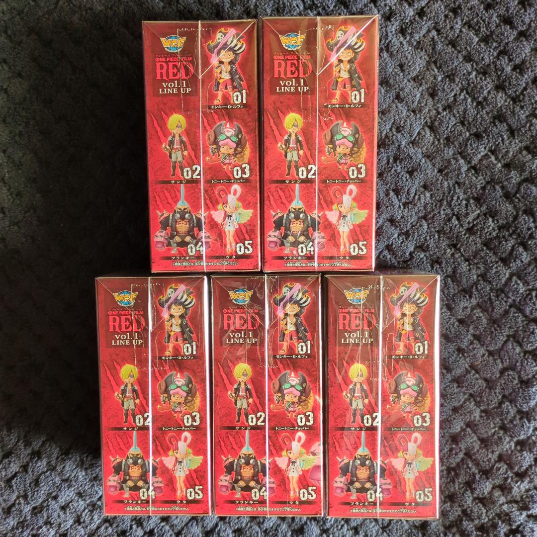 ワンピース　コレクタブル　フィギュア　RED１５種類　ワーコレ　ドラゴンボール