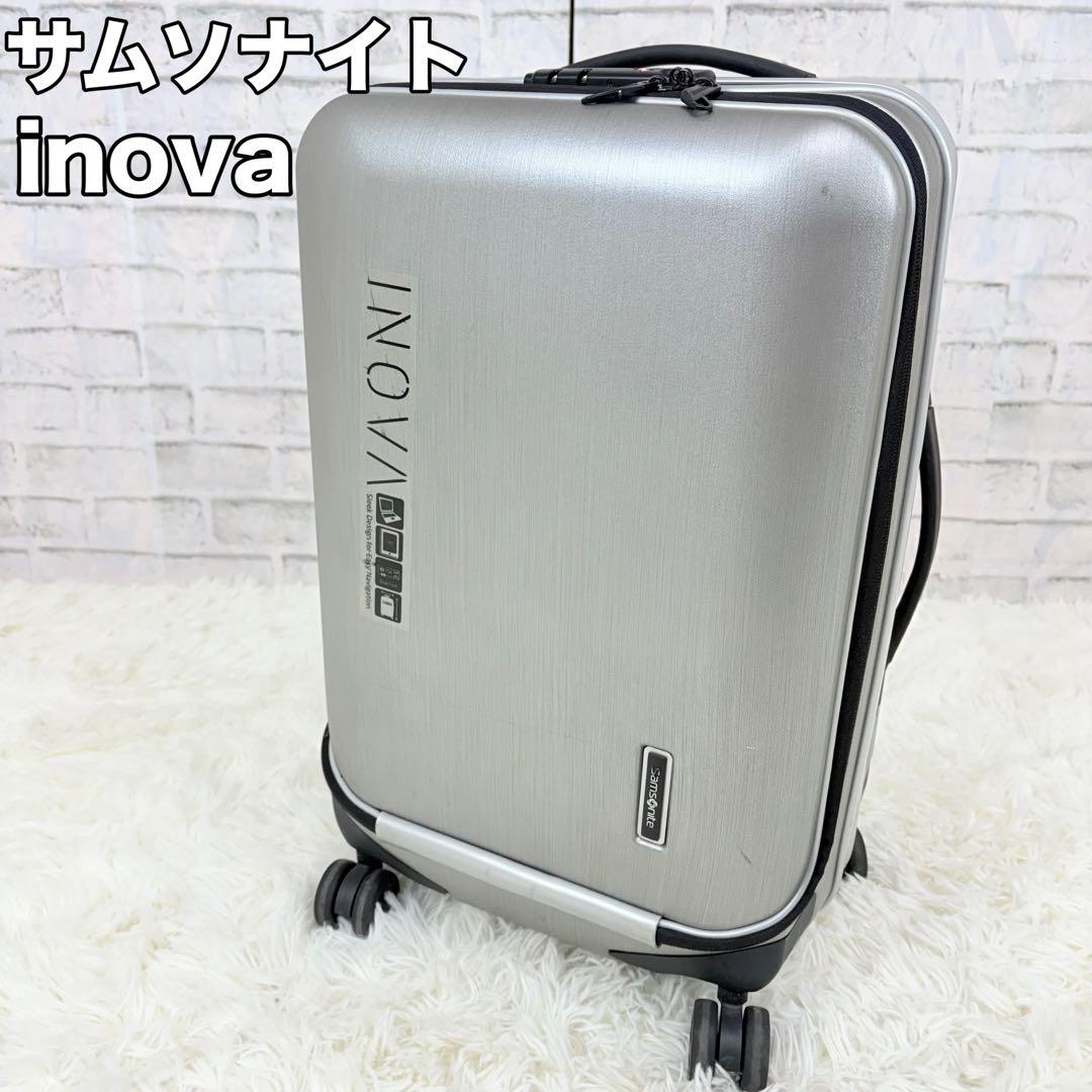 サムソナイト inova シルバー キャリーケース 4輪 samsonite