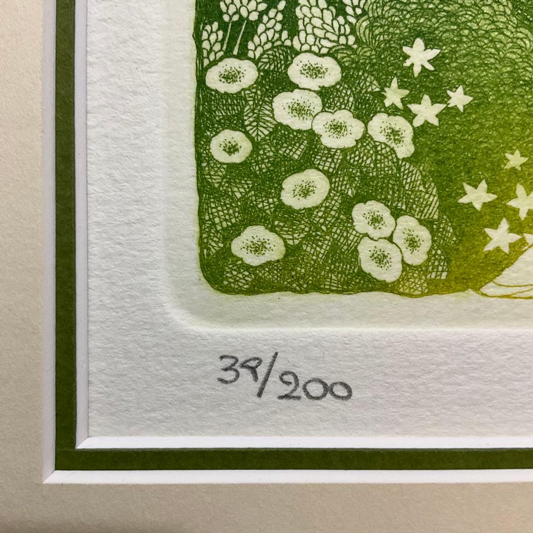 絵画・額縁・版画・上砂理佳・Prelude・エッチング・美術品・インテリア・雑貨