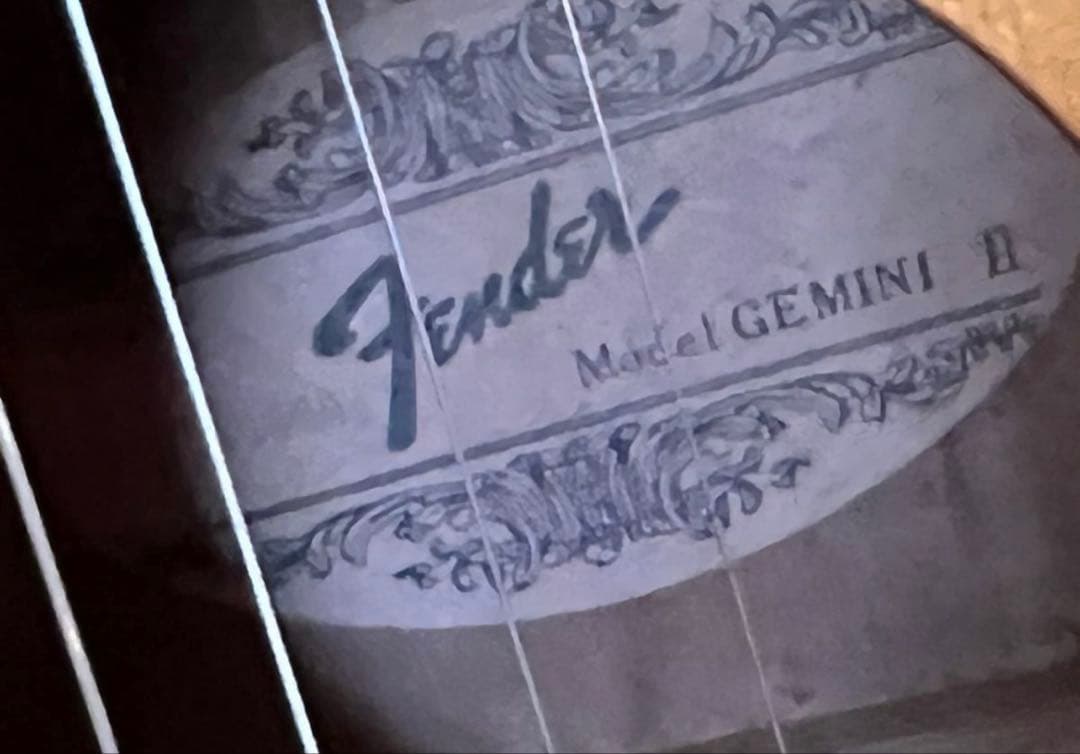 fender Gemini2 激レア　アコースティックギター 中古　ロスで購入